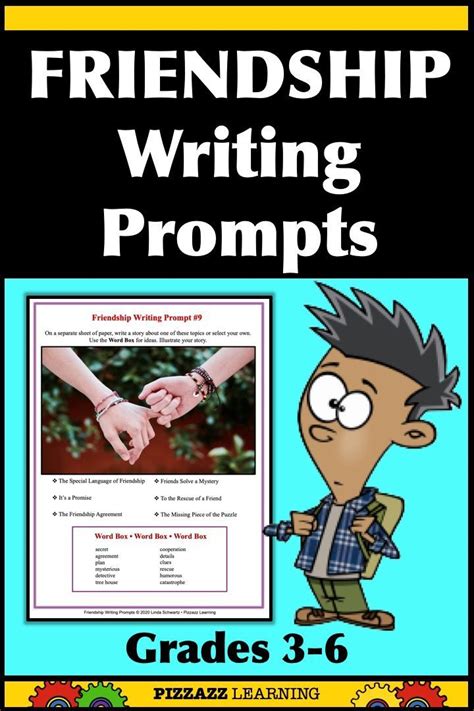 FRIENDSHIP WRITING PROMPTS | Writing prompts, Teaching friendship ...