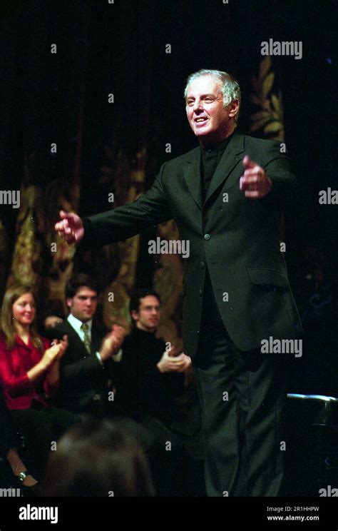 Daniel Barenboim Argentine Israeli Pianist And Conductor Gives A