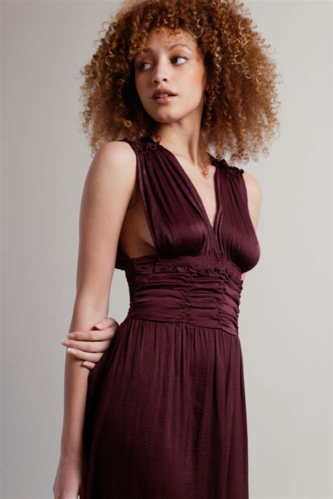 Burgundy Dresses | Maroon Dress, Long Wine Colored Dress | Tobi