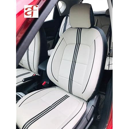 Rideofrenzy Silky Nappa Leather Car Seat Covers For Tata Nexon Petrol