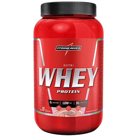 Whey Protein Para Ganhar Peso - Suplemento em Pó Nutri whey Protein Para Ganho de Peso Morango 900g ...