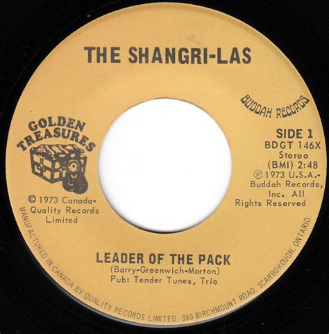 The Shangri Las Leader Of The Pack Remember Walkin In The Sand