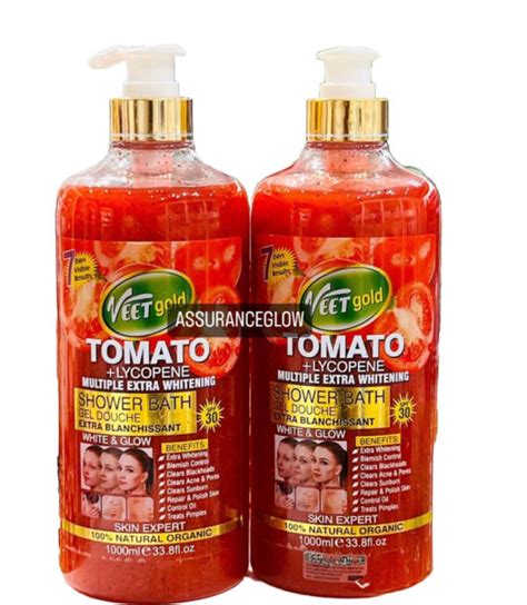 Veet Gold Tomato Lycopene Extra Whitening Shower Bath White Glow