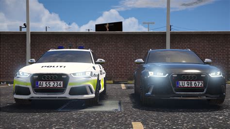 2016 Audi Rs6 Avant Danish Police Marked Unmarked Replace