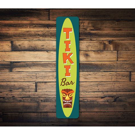 Homemade Tiki Signs