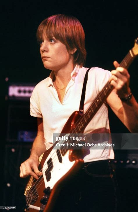 Bassist Tina Weymouth Of The Talking Heads Performs At A Concert News Photo Getty Images