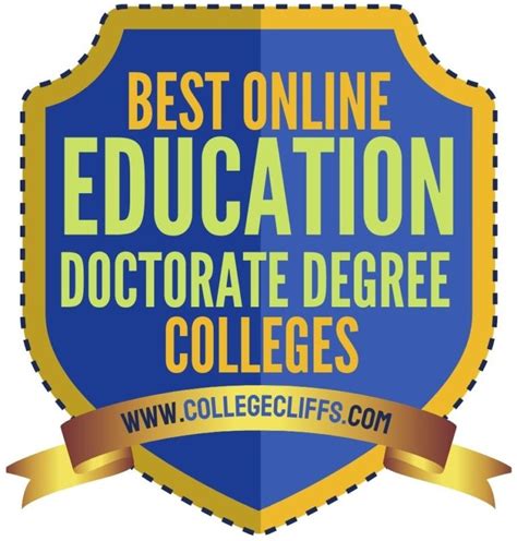 Top 19 Best Online Doctor Of Education Degrees For 2023 College Cliffs