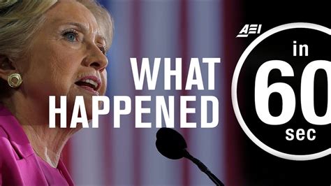 Hillary Clintons Poll Numbers What Happened In 60 Seconds Youtube