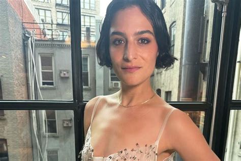 Jenny Slate Wears Sheer Dress Covered In Hundreds Of Safety Pins