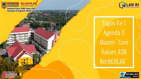 Core Value ASN BerAKHLAK Penerapan Di Tempat Kerja Dan Kendala Serta