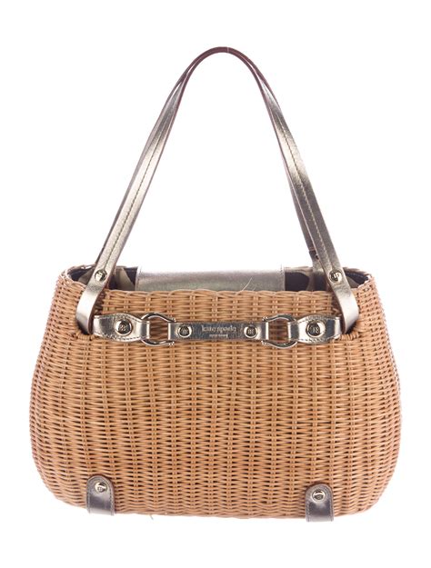 Kate Spade New York Woven Straw Shoulder Bag Brown Shoulder Bags Handbags Wka46798 The