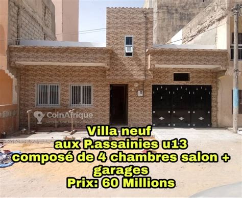 Villas Vente Villa Pi Ces Parcelles Assainies Au S N Gal