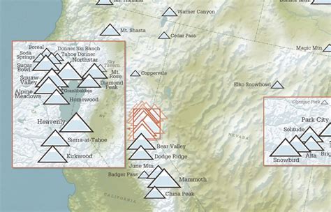 Cool Map Of Every Ski Area In The Us