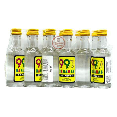 99 Brand Bananas Liqueur Sleeve Shooters (50ML x 12) – 3brothersliquor