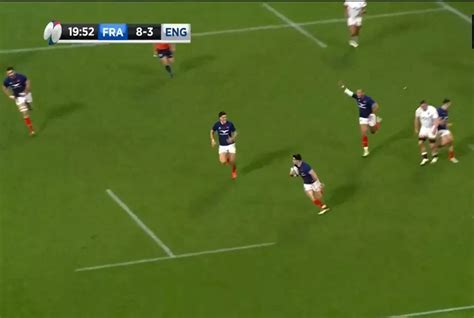 France Angleterre WOUAW L Essai Magique De 80m Conclu Par Nolann Le