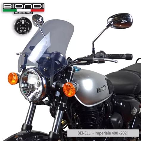 PARE BRISE BIONDI FUMÉE Clair Mod Touring Moto Guzzi V7 Café Classic