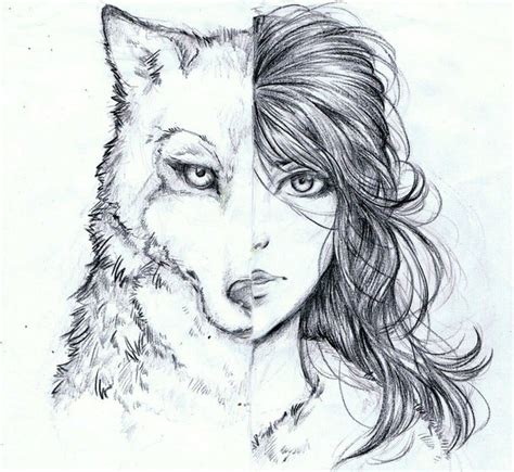 Pixilart - half wolf half human uploaded by Simbagold