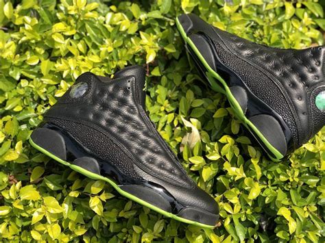 Air Jordan 13 Altitude Black Green 2017 Mens Shoes