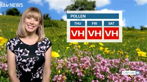 The Latest Pollen Forecast From Holly Itv News Meridian