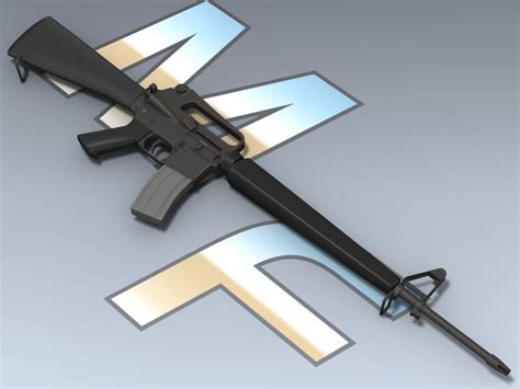 M16a1 Modelo 3d 69 Max 3ds Ma Lwo Obj Fbx Free3d