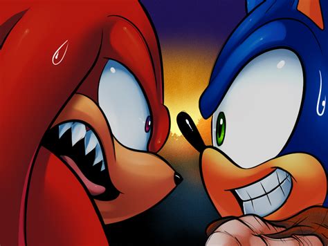 Kunle Sanders On Twitter Knuckles The Echidna And Sonic The Hedgehog