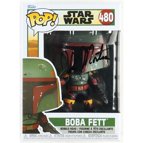 John Morton Signed Star Wars Boba Fett Funko Pop Bobble Head