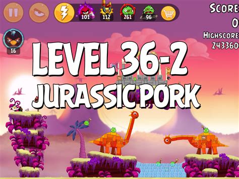 Angry Birds Jurassic Pork Level 36 2 Walkthrough Angrybirdsnest