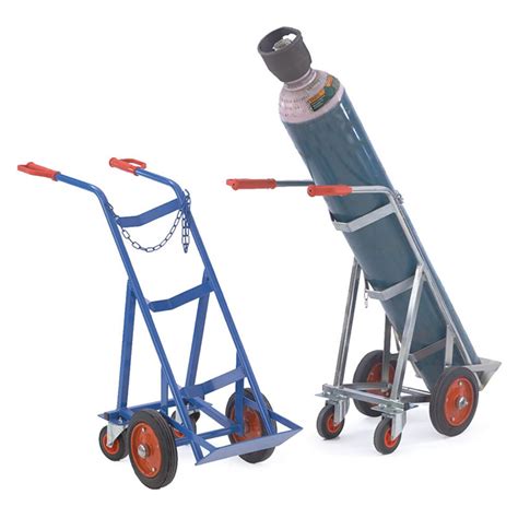 Gas Cylinder Trolleys With Rear Support Wheels