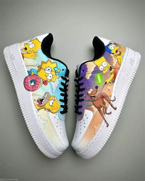 The Simpsons Air Force 1 Custom Custom Air Force 1 Air Force 1