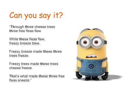 English Is Funtastic Tongue Twister