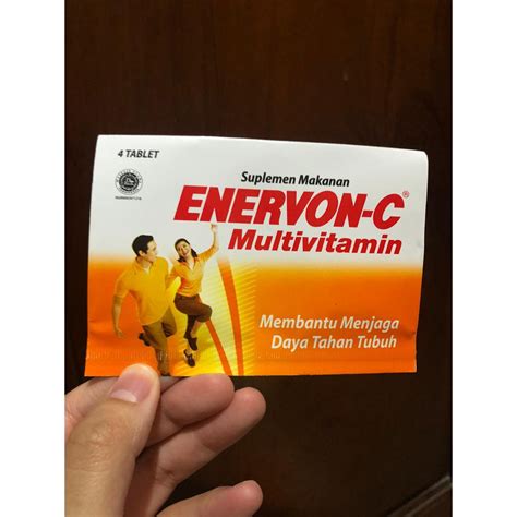 Jual Enervon C Multivitamin Strip Isi Tablet Shopee Indonesia