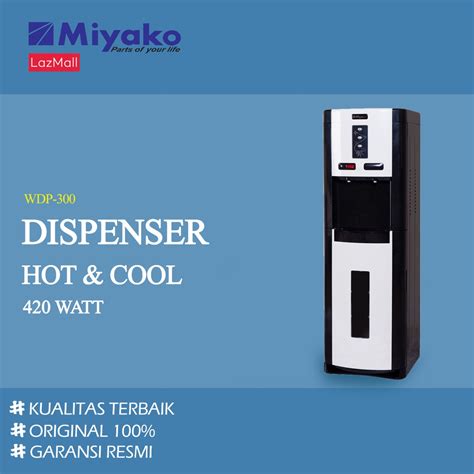 MIYAKO Dispenser Galon Air Bawah Hot Cool WDP 300 Lazada Indonesia