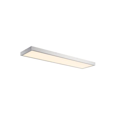 SLV PANEL 1200x300mm LED Deckenleuchte 3000K Silbergrau Dimmbar 261 79