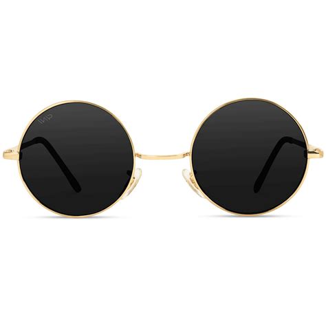 Wearme Pro New Retro Vintage Lennon Inspired Round Metal Frame Small