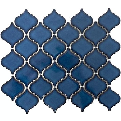 Keramik Mosaik Fliesen Asmara Arabesque Blau