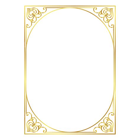 Luxury Gold Border Design Frame Vector Golden Frame Vector Golden