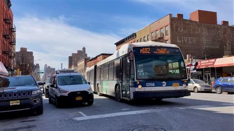 Mta New York City Bus 2012 Nova Bus Lfs Artic 5268 M102 Bus 3rd