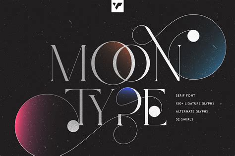 Moon Type Creative logo font on Behance