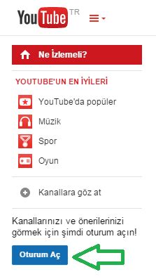 Youtube kanalı açmak