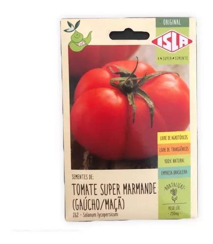 Sementes De Tomate Gaucho Super Marmande Para Horta E Vasos MercadoLivre