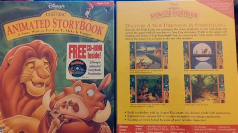 The Lion King Animated Storybook Amazon Ca Software