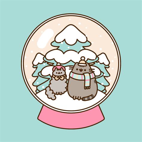 Pusheen Christmas Wallpaper