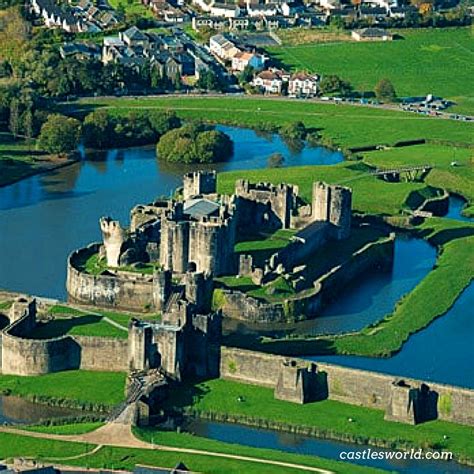 Caerphilly Castle Wales The Second Largest Castle In Britain It Is