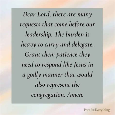 6 Powerful Prayers For Church Leaders And Staff