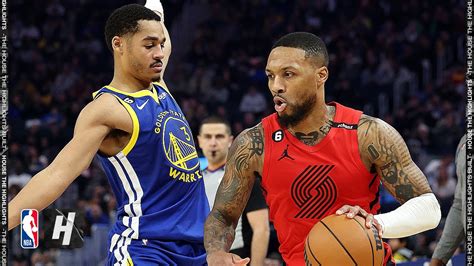 Portland Trail Blazers Vs Golden State Warriors Full Highlights