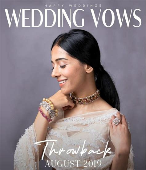 Amrita Rao on Aug Issue 2019 , Wedding Vows Magazine. | Wedding vows ...