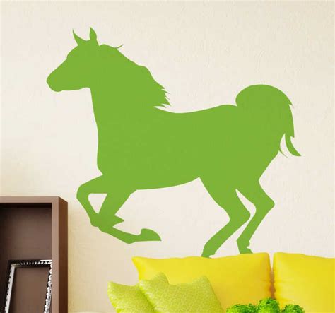 Silhouette Horse Wall Sticker - TenStickers