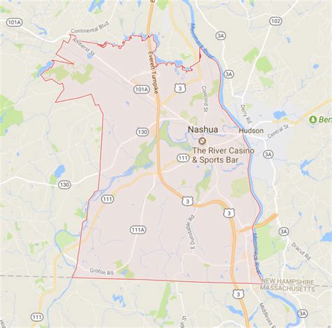 Map of Nashua New Hampshire | Unlimited Power Solutions LLC