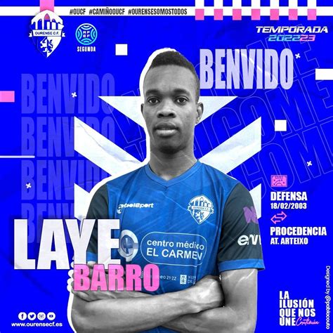 El Ourense Cf Renueva A Tiago E Incorpora Al Joven Laye Barro Todo El