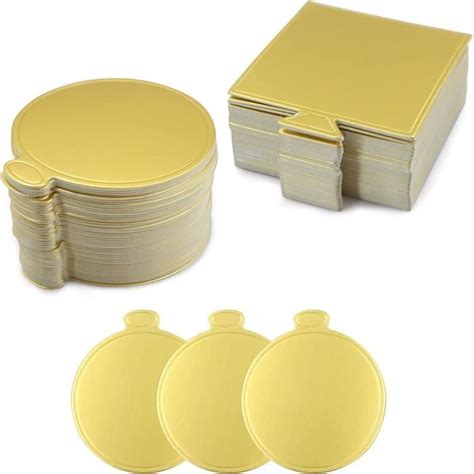 Lot De 100 Supports À Gâteau En Carton En Mousse Pour Gâteau Pour